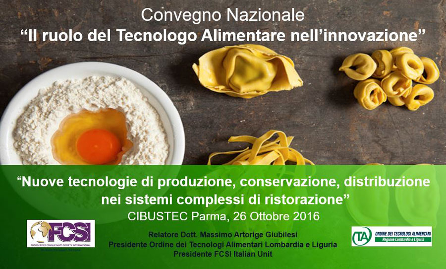 nuove tecnologie di produzione alimentare